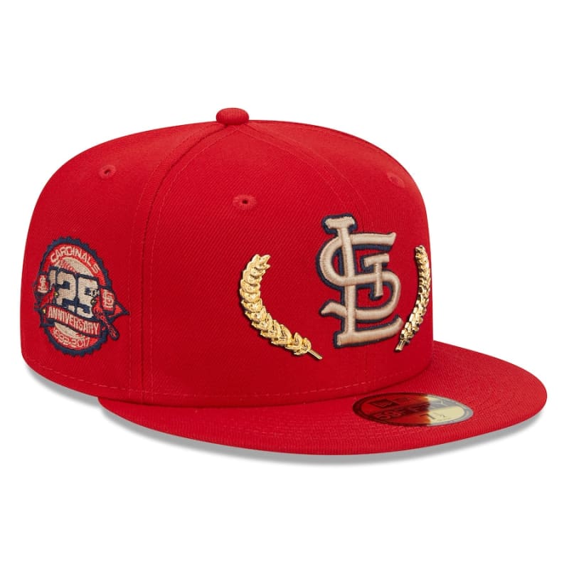 New Era St. Louis Cardinals Gold Leaf 59FIFTY Fitted Hat
