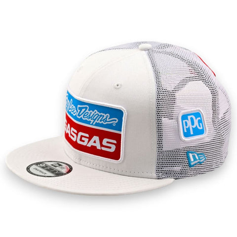 New Era Troy Lee Designs Team GasGas Snapback Hat - White |