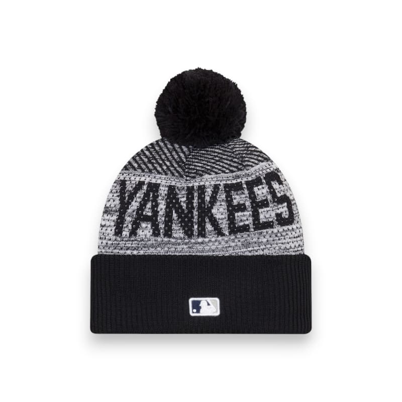 New Era New York Yankees beanie with pom - navy | New Era
