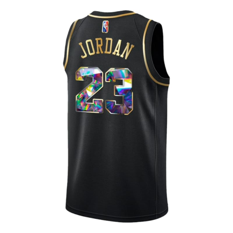 Nike Chicago Bulls Michael Jordan Diamond Edition Jersey - Black – SportJers