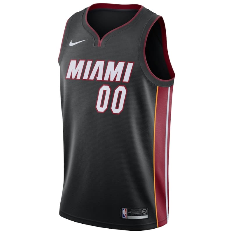 Nike Miami Heat Icon Edition color Swingman Custom Jersey -