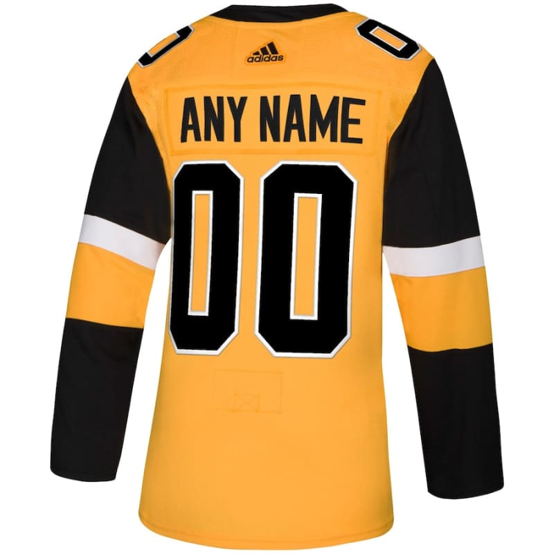 Pittsburgh Penguins adidas Alternate Authentic Custom Jersey
