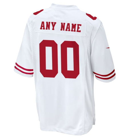 San Francisco 49ers Nike White Custom Jersey | Nike