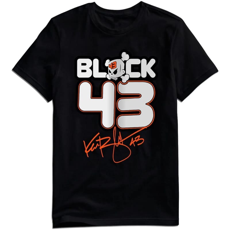 T - Shirt Ken Block Driver 43 Skull Logo - Black | SportJers
