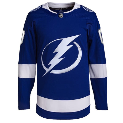 Tampa Bay Lightning adidas Home Authentic Custom Jersey -