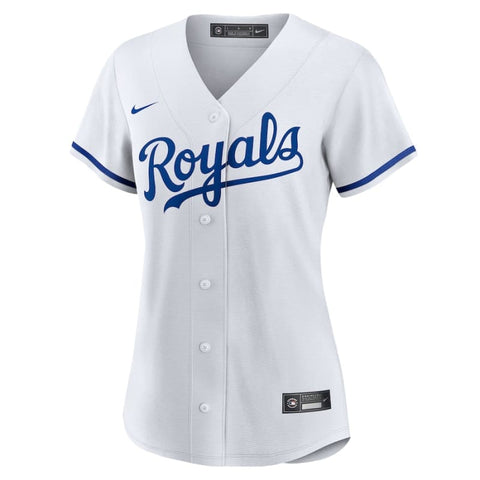 Women’s Kansas City Royals Nike White Replica Custom Jersey