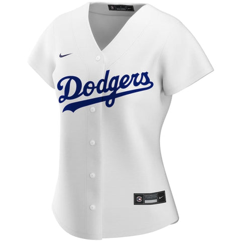 Women’s Los Angeles Dodgers Nike White Home Replica Custom