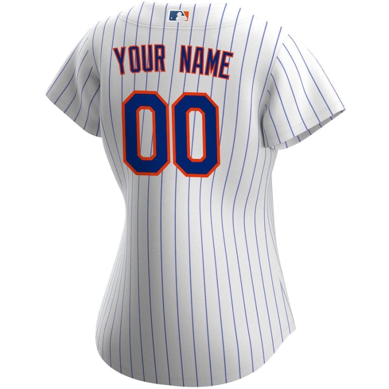 Women’s New York Mets Nike White Home Replica Custom Jersey