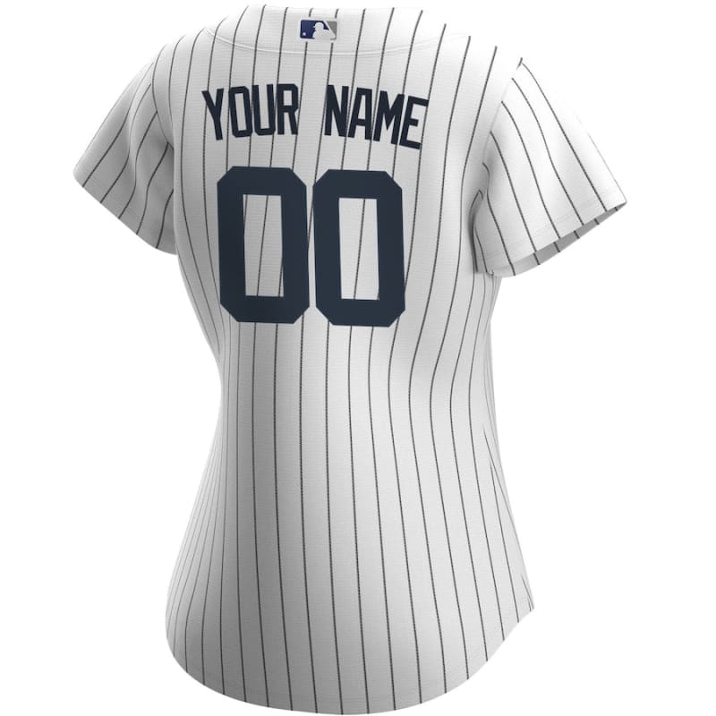Women’s New York Yankees Nike White Home Replica Custom
