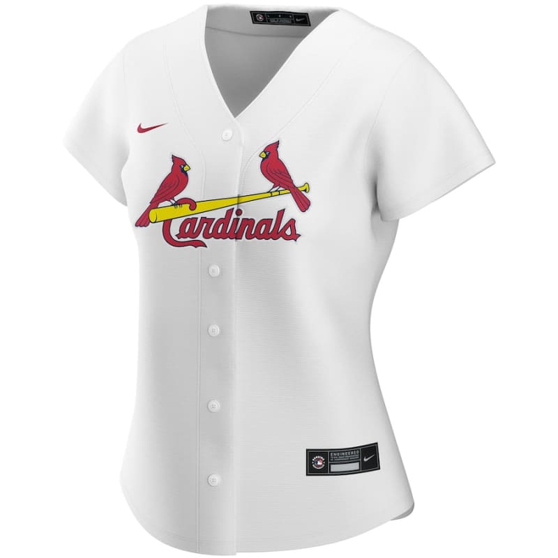 Women’s St. Louis Cardinals Nike White Home Replica Custom