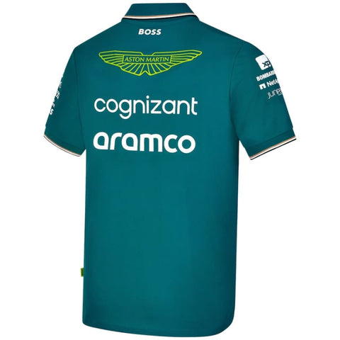 Aston Martin Aramco Cognizant F1 2023 Official Team Polo |