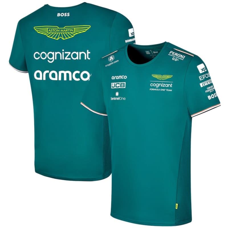 Aston Martin Aramco Cognizant F1 2023 Official Team T-Shirt