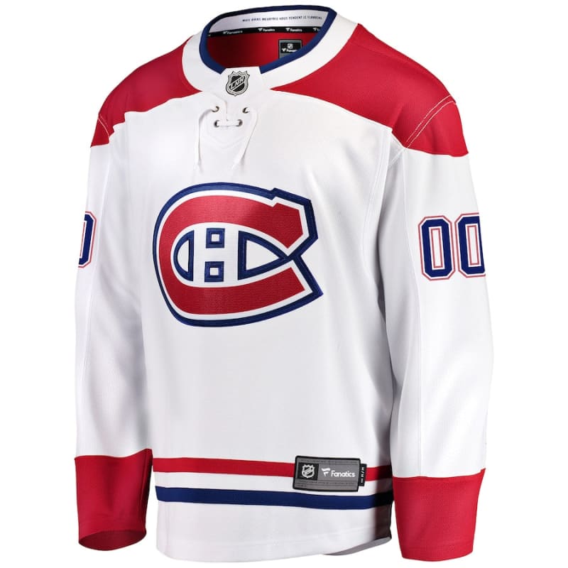 Fanatics Brand White Montreal Canadiens Custom Jersey |