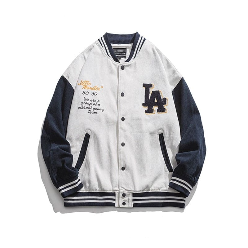 LA Embroidery Baseball Jacket | Surprise Jacket