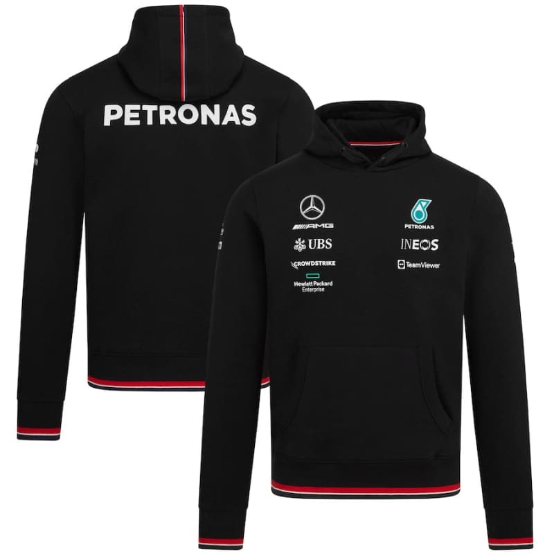 Mercedes AMG Petronas F1 2022 Mens Team Hooded Sweat |