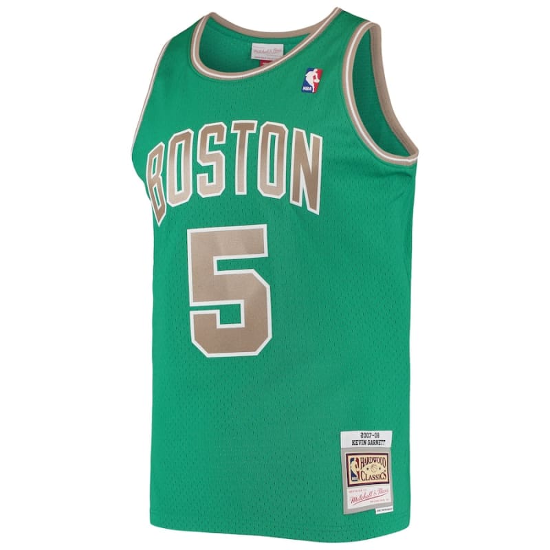 Mitchell & Ness Kevin Garnett Green Boston Celtics Hardwood