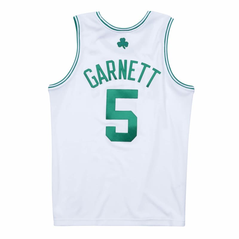 Mitchell & Ness Kevin Garnett White Boston Celtics 2007-08