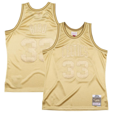 Mitchell & Ness Larry Bird Gold Boston Celtics 85-86 HWC
