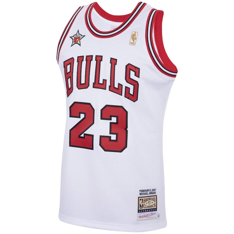 Mitchell & Ness Michael Jordan White Chicago Bulls 1997