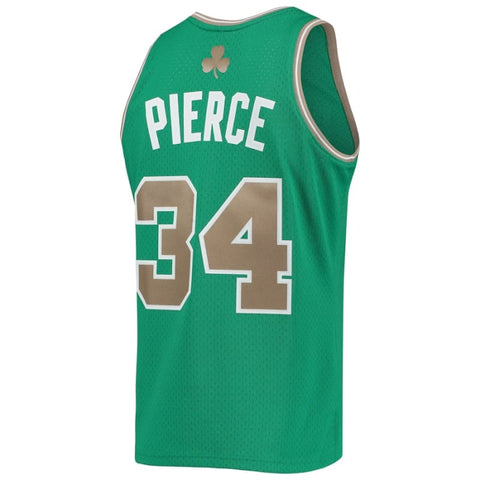 Mitchell & Ness Paul Pierce Green Boston Celtics Hardwood