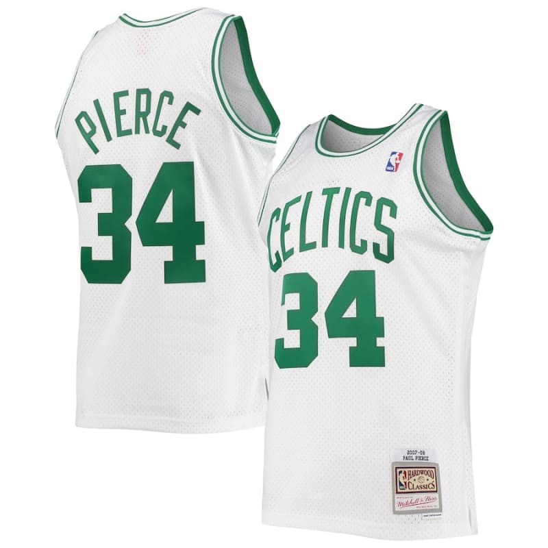 Mitchell & Ness Paul Pierce White Boston Celtics 2007-08