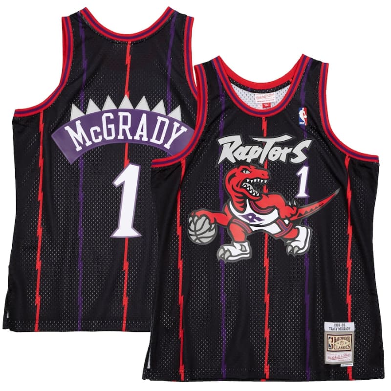 Mitchell & Ness Tracy McGrady Black Toronto Raptors -