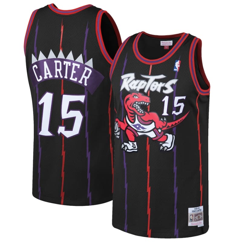 Mitchell & Ness Vince Carter Black Toronto Raptors -