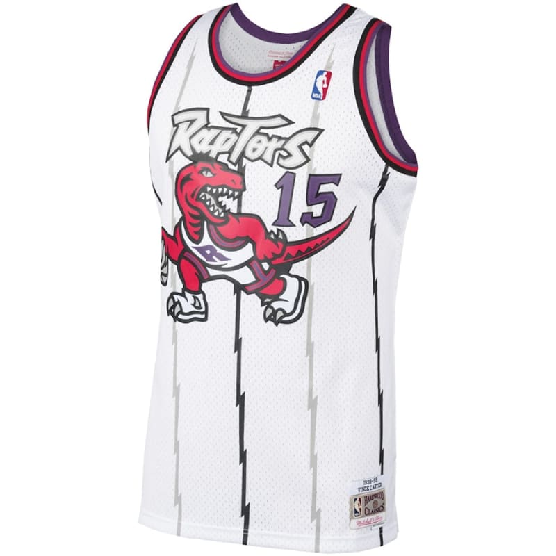 Mitchell & Ness Vince Carter White Toronto Raptors 1998-99