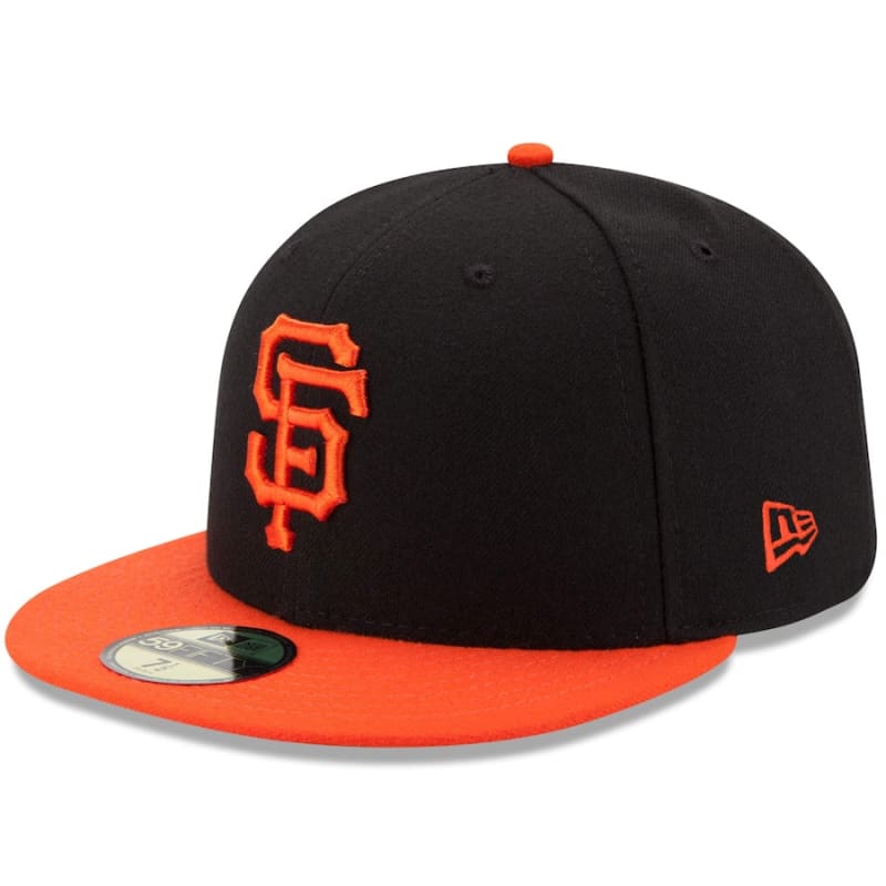 New Era Black/Orange San Francisco Giants Authentic