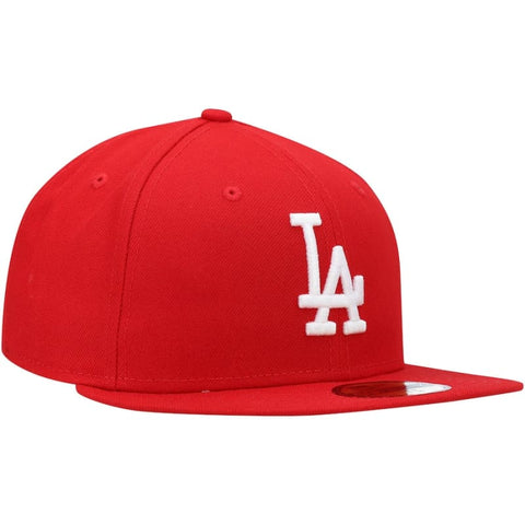 New Era Red Los Angeles Dodgers White Logo 59FIFTY Fitted