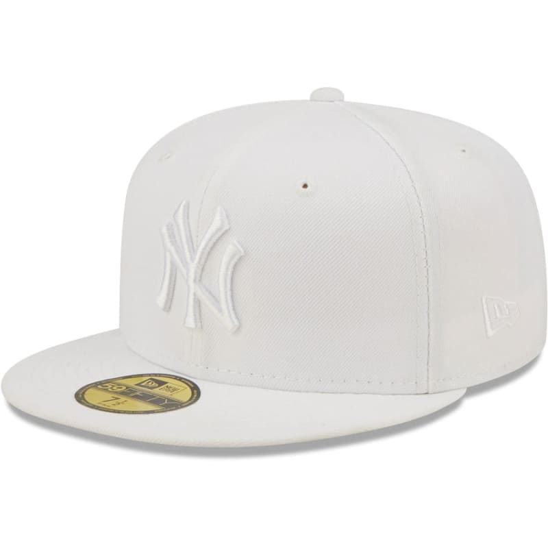 New Era New York Yankees 59FIFTY Fitted Hat White on White |