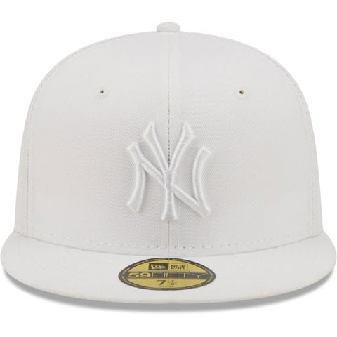 New Era New York Yankees 59FIFTY Fitted Hat White on White |