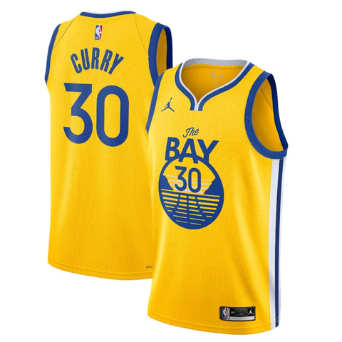 Nike Stephen Curry Yellow Golden State Warriors 2022-23