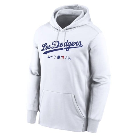 Nike White Los Angeles Dodgers City Connect Therma Pullover