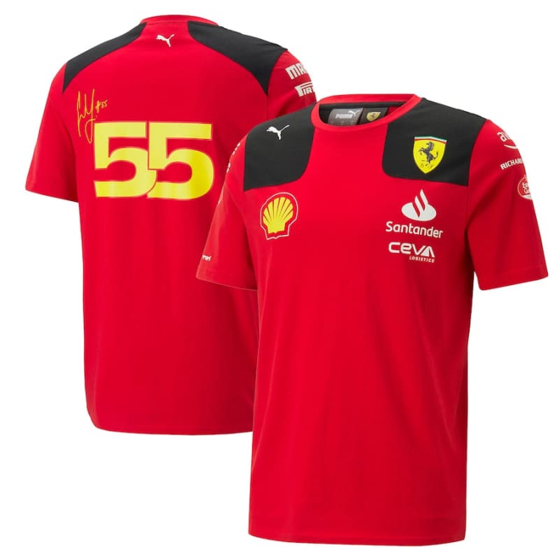Scuderia Ferrari 2023 Team Carlos Sainz T-Shirt | Puma