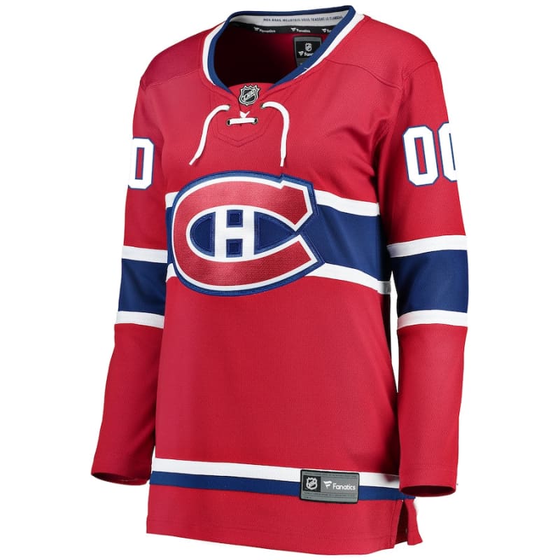 Women’s Montreal Canadiens Fanatics Brand Custom Jersey -